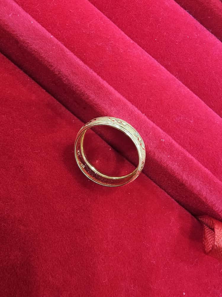 22k / 916 Gold Slim Hollow Ring V3 - Best Gold Shop 22k gold 22k gold ring 916 gold Rings