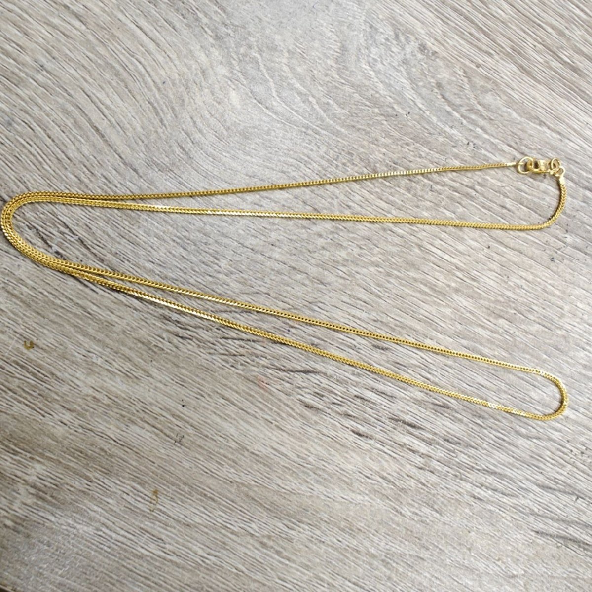 22k / 916 Gold Solid Box Necklace by Best Gold Shop - Best Gold Shop 22k gold 22k gold necklace 916 gold Necklaces