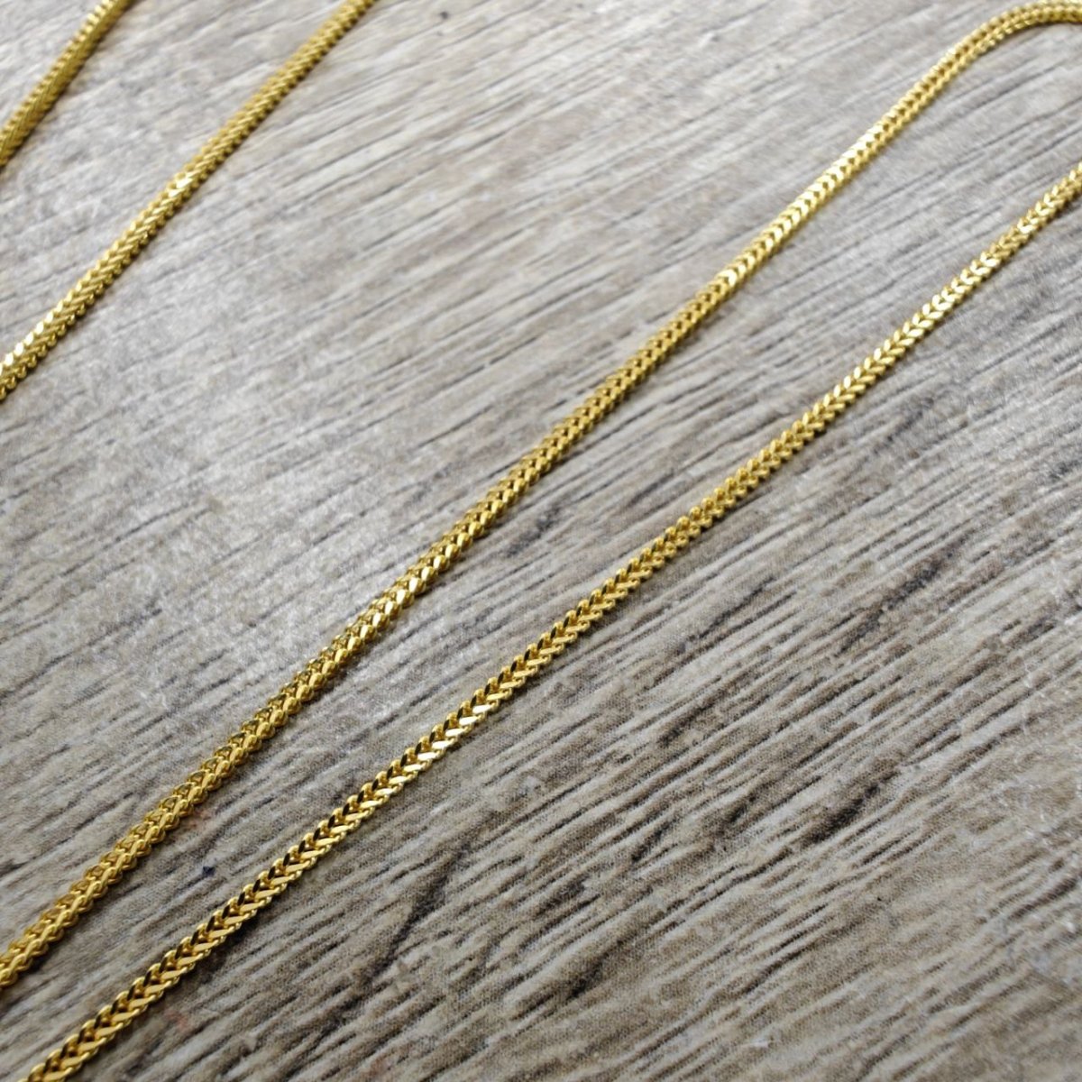 22k / 916 Gold Solid Box Necklace by Best Gold Shop - Best Gold Shop 22k gold 22k gold necklace 916 gold Necklaces