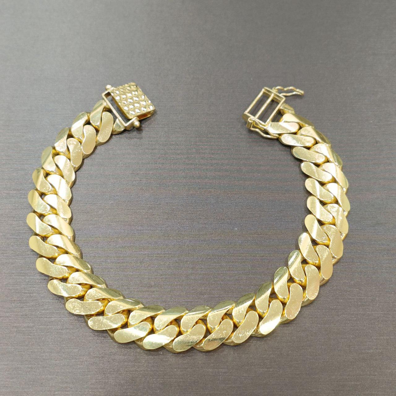 22k / 916 Gold Solid Cuban bracelet-916 gold-Best Gold Shop