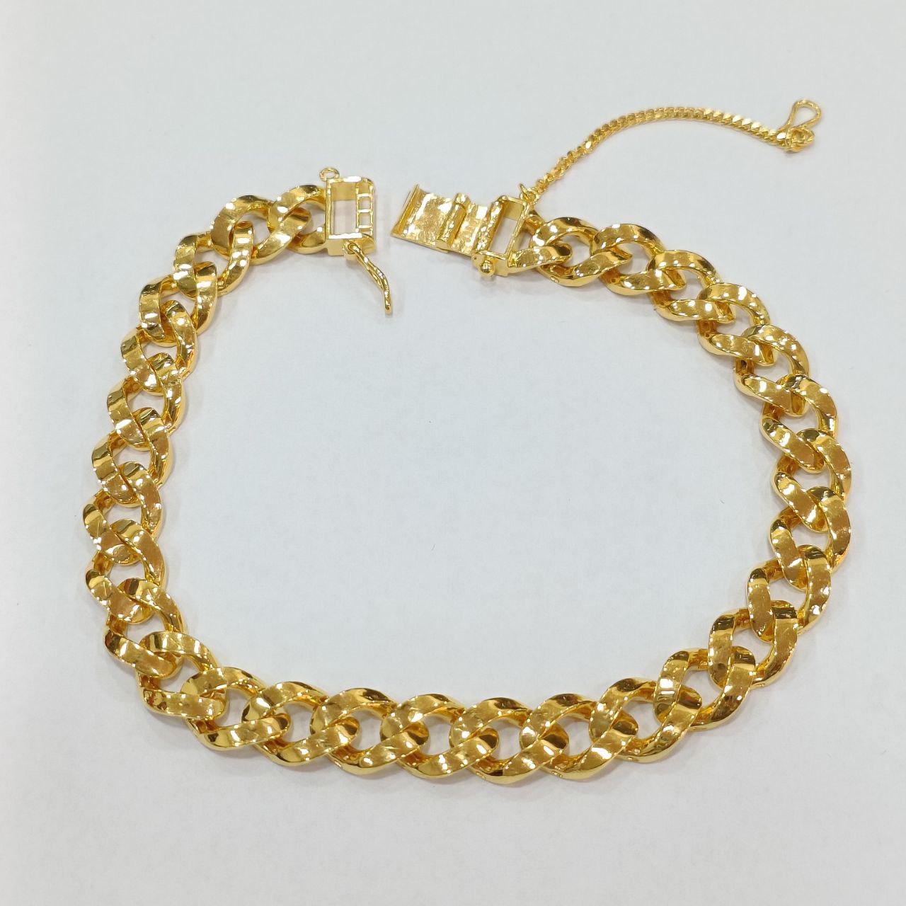22k / 916 Gold Solid Cuban Bracelet-916 gold-Best Gold Shop