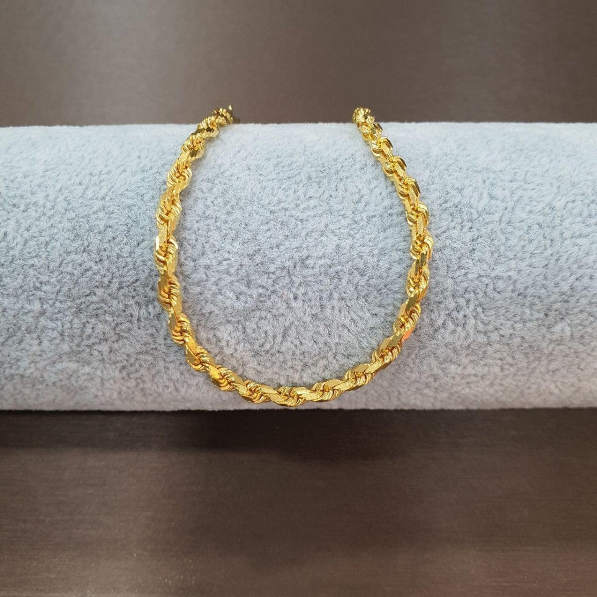 22K / 916 Gold Solid Rope Bracelet - Best Gold Shop 22k gold 22k gold bracelet 916 gold 916 gold