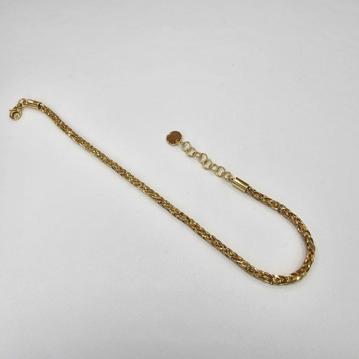 22K / 916 Gold Solid Spike Bracelet With Extension and Diamond Cutting - 22k gold 22k gold bracelet 916 gold Bracelets