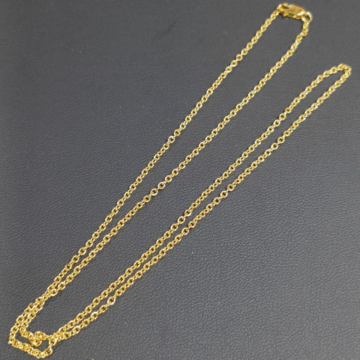 22k / 916 Gold Solid Wan zi Necklace Thin - Best Gold Shop 22k gold 22k gold necklace 916 gold Necklaces