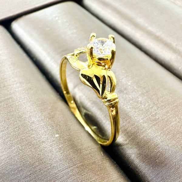 22k / 916 gold solitaire ring V2 - Best Gold Shop 22k gold 22k gold ring 916 gold 916 gold