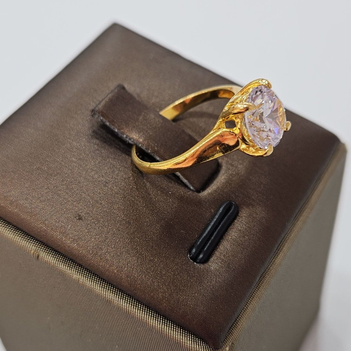 22k / 916 Gold Solitaire Rings Lab Grown Bold Design - 22k gold 22k gold ring 916 gold Rings