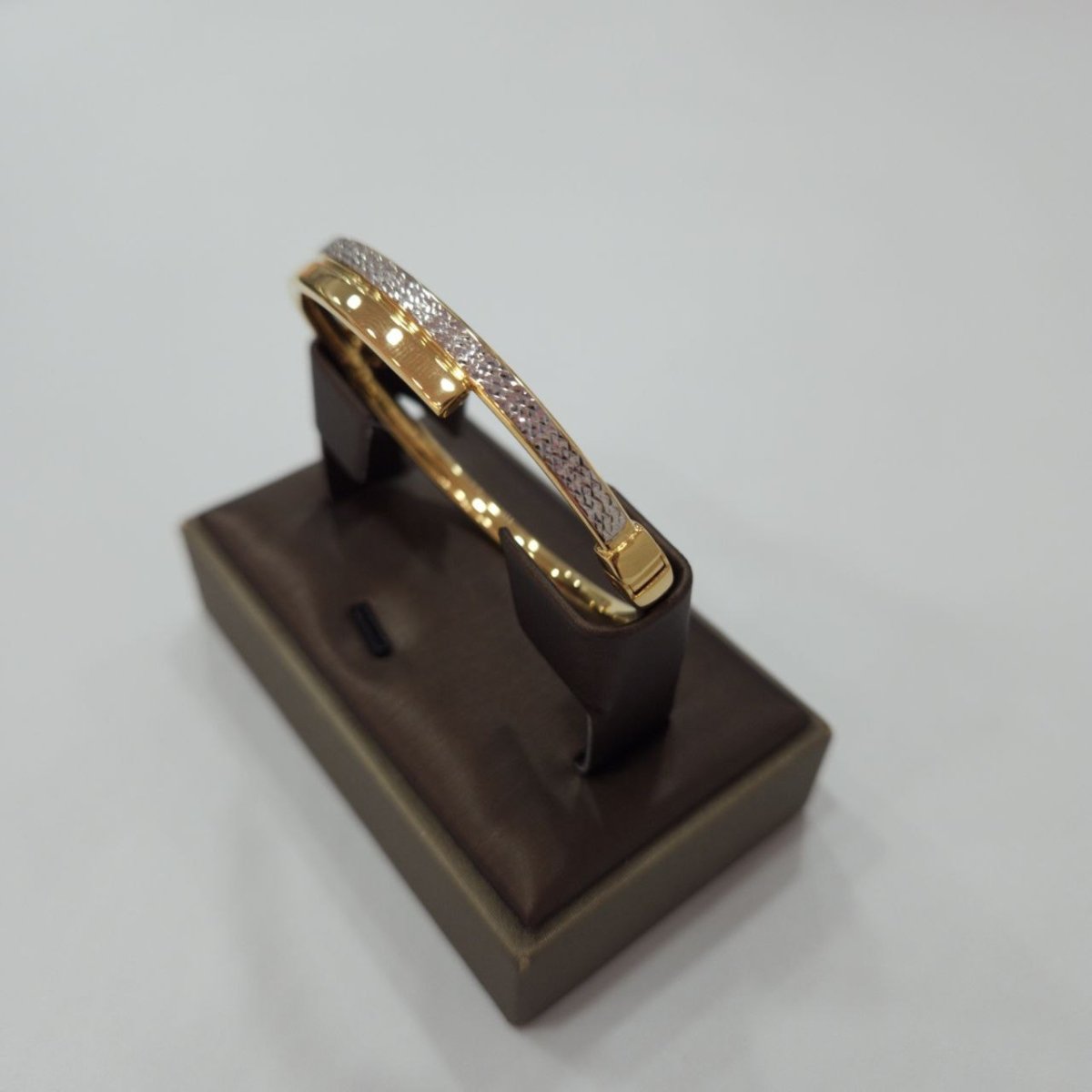 22k / 916 Gold Sparkling Dual Row Bangle Dual Tone - Best Gold Shop 22k gold 22k gold bangle 22k gold bracelet Bracelets