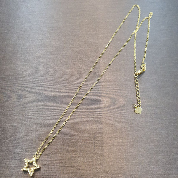 22K / 916 Gold Star Necklace V2 - Best Gold Shop 22k gold 22k gold necklace 916 gold Necklaces