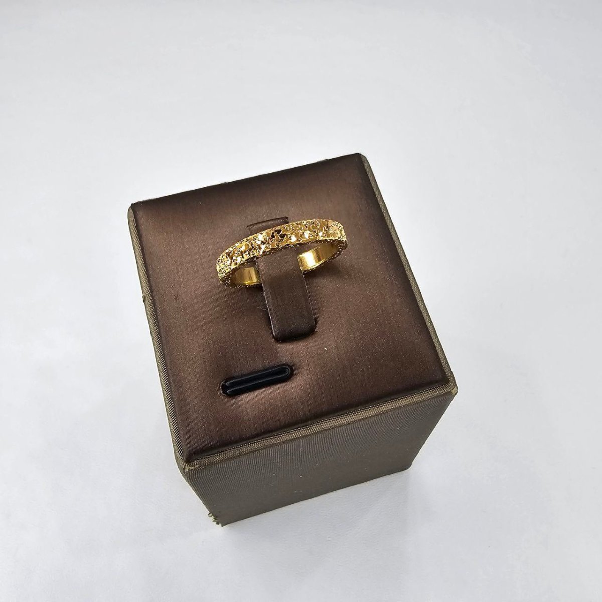 22k / 916 Gold sui Sui Bing Crush Ring 3 side shiny - 22k gold 22k gold ring 916 gold Rings
