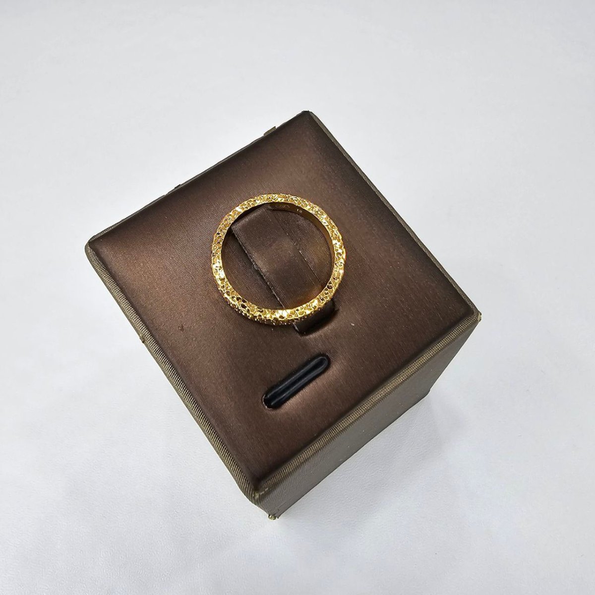 22k / 916 Gold sui Sui Bing Crush Ring 3 side shiny - 22k gold 22k gold ring 916 gold Rings