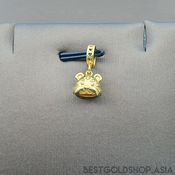 22k / 916 Gold Tiger Charm / Pendant - Best Gold Shop 22k gold 22k Gold Charms 22k gold pendant Charms & Pendants