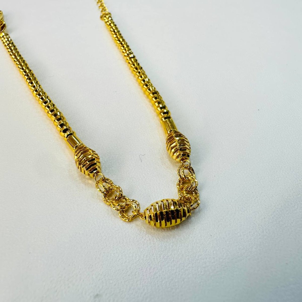 22k / 916 Gold triple Oval Shape Bracelet - 22k gold 22k gold bracelet 916 gold Bracelets