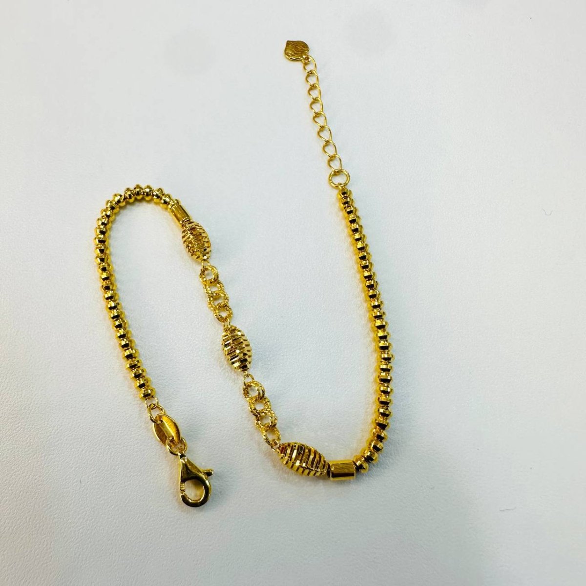 22k / 916 Gold triple Oval Shape Bracelet - 22k gold 22k gold bracelet 916 gold Bracelets