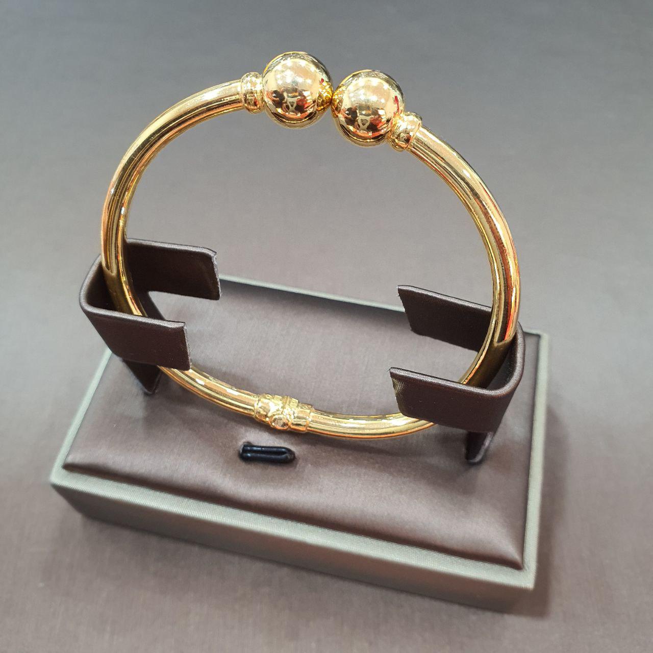 22k / 916 Gold Twin Ball Bangle-Bracelets-Best Gold Shop