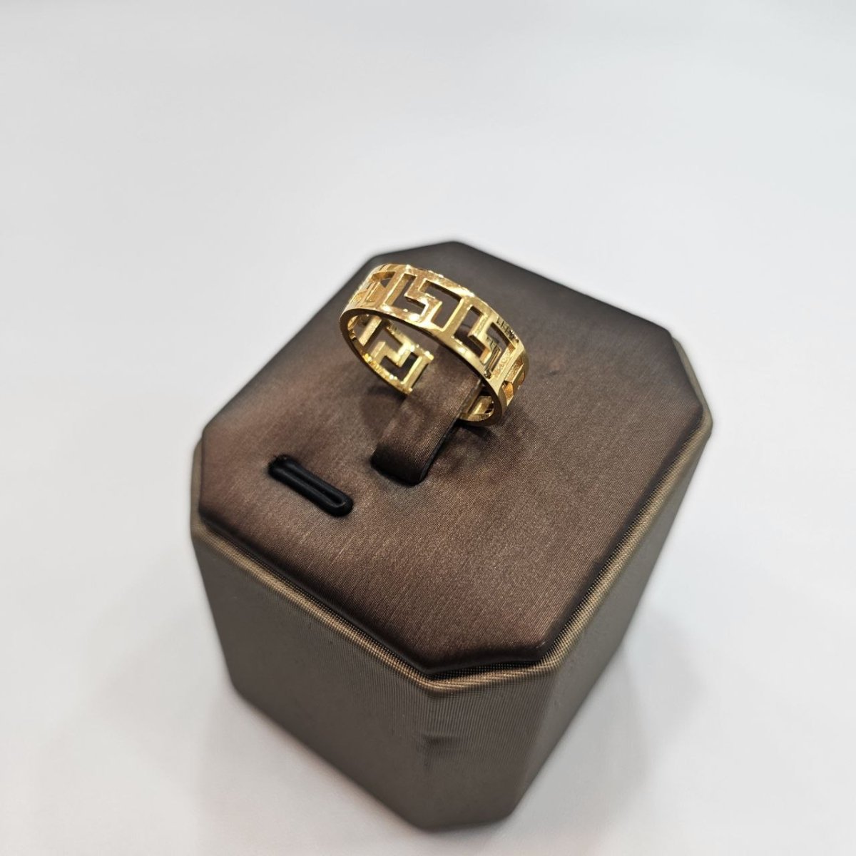 22K / 916 Gold Wan Zi Ring – High Polish Finish - 22k gold 22k gold ring 916 gold Rings