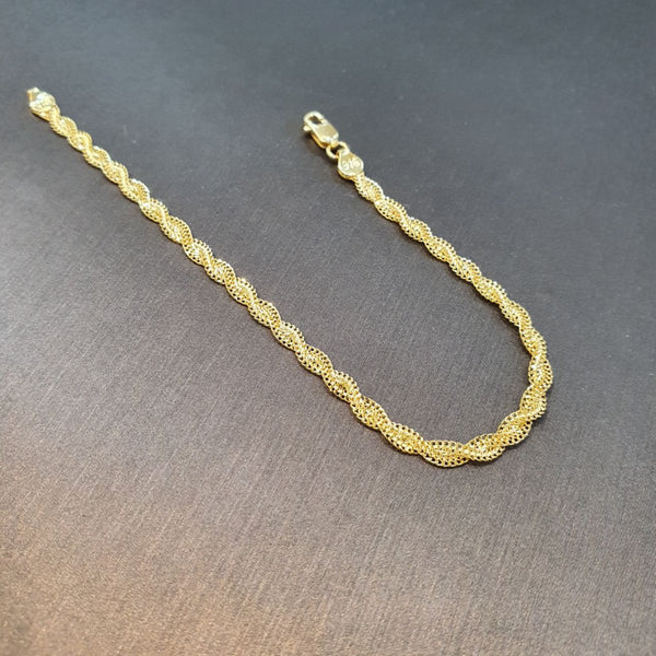 22k / 916 Gold Wave Bracelet - Best Gold Shop 22k gold 22k gold bracelet 916 gold Bracelets