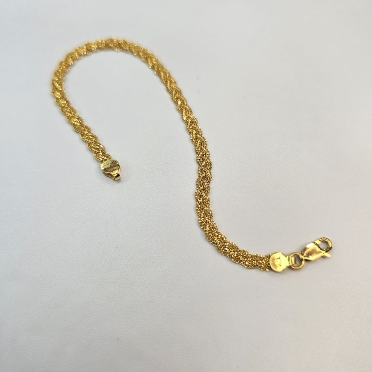 22k / 916 Gold Wave Braided Bracelet by Best Gold Shop - Best Gold Shop 22k gold 22k gold bracelet 916 gold Bracelets