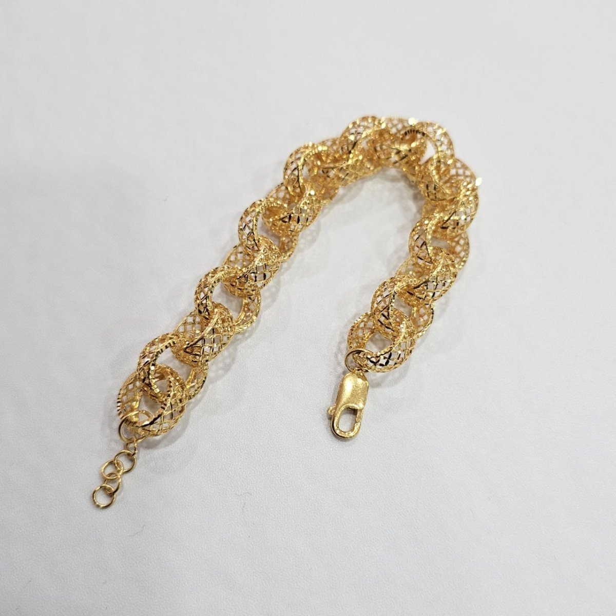 22k / 916 Gold Wave Ring Bracelet by Best Gold Shop - Best Gold Shop 22k gold 22k gold bracelet 916 gold Bracelets