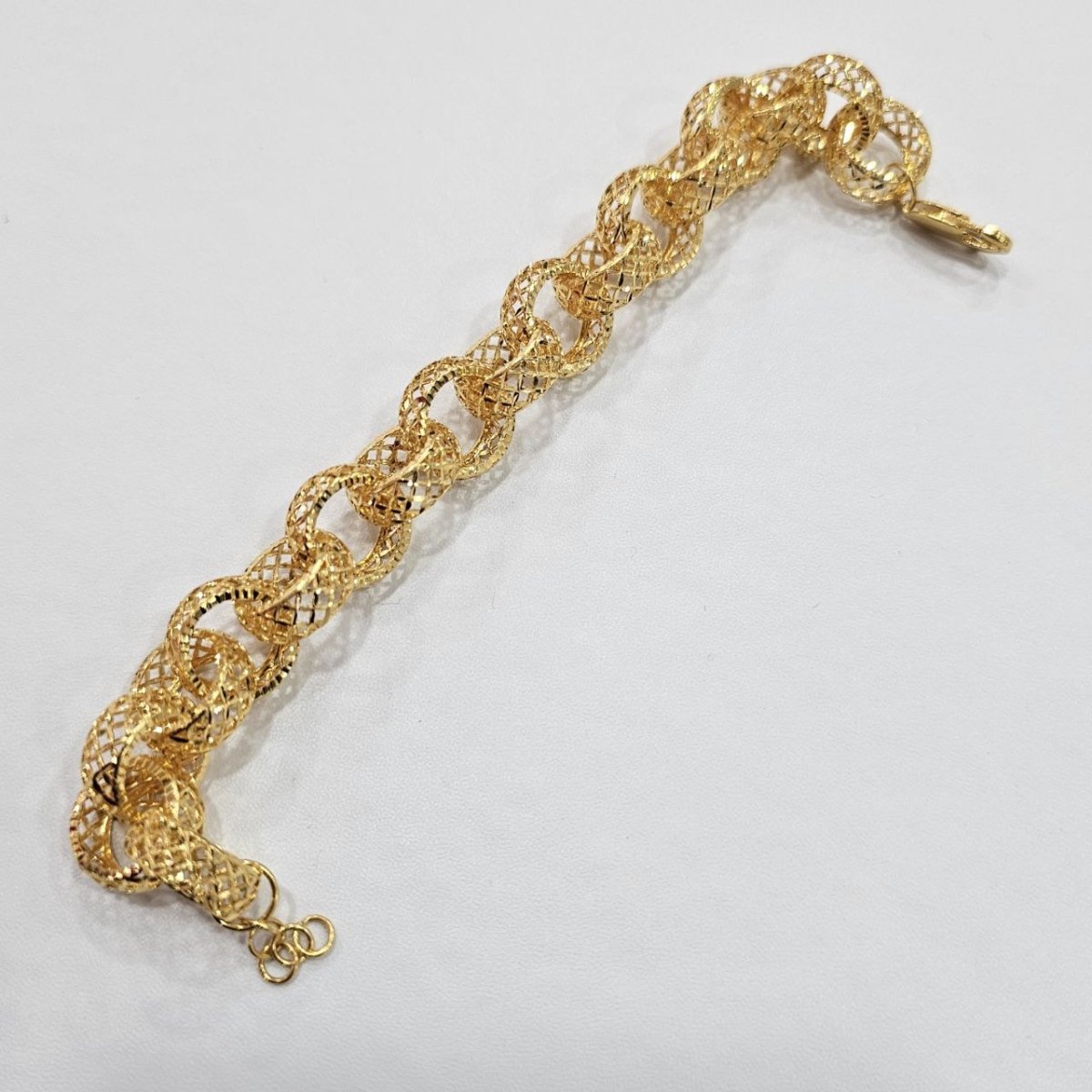 22k / 916 Gold Wave Ring Bracelet by Best Gold Shop - Best Gold Shop 22k gold 22k gold bracelet 916 gold Bracelets