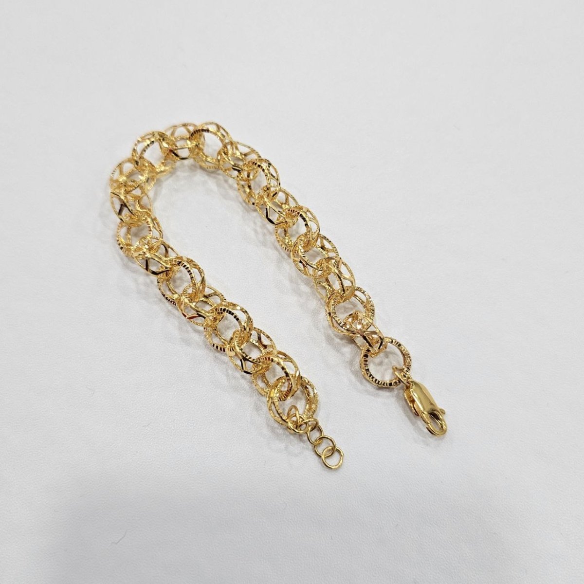 22k / 916 Gold Wave WW Design Bracelet by Best Gold Shop - Best Gold Shop 22k gold 22k gold bracelet 916 gold Bracelets