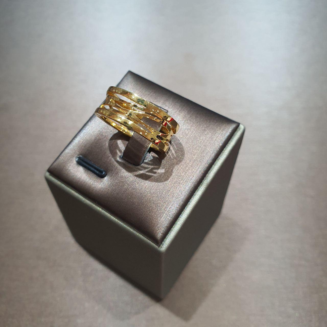 22k / 916 Gold Wide B Design Ring v2-916 gold-Best Gold Shop