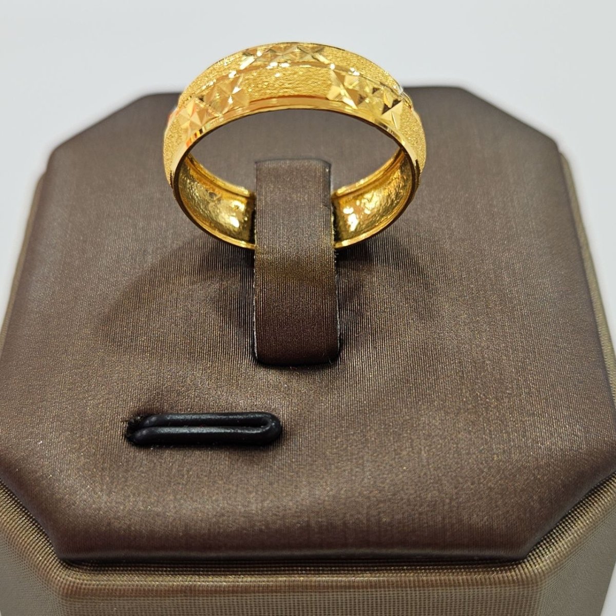 22k / 916 Gold Wide Hollow Ring Design 5 by Best Gold Shop - Best Gold Shop 22k gold 22k gold ring 916 gold Rings