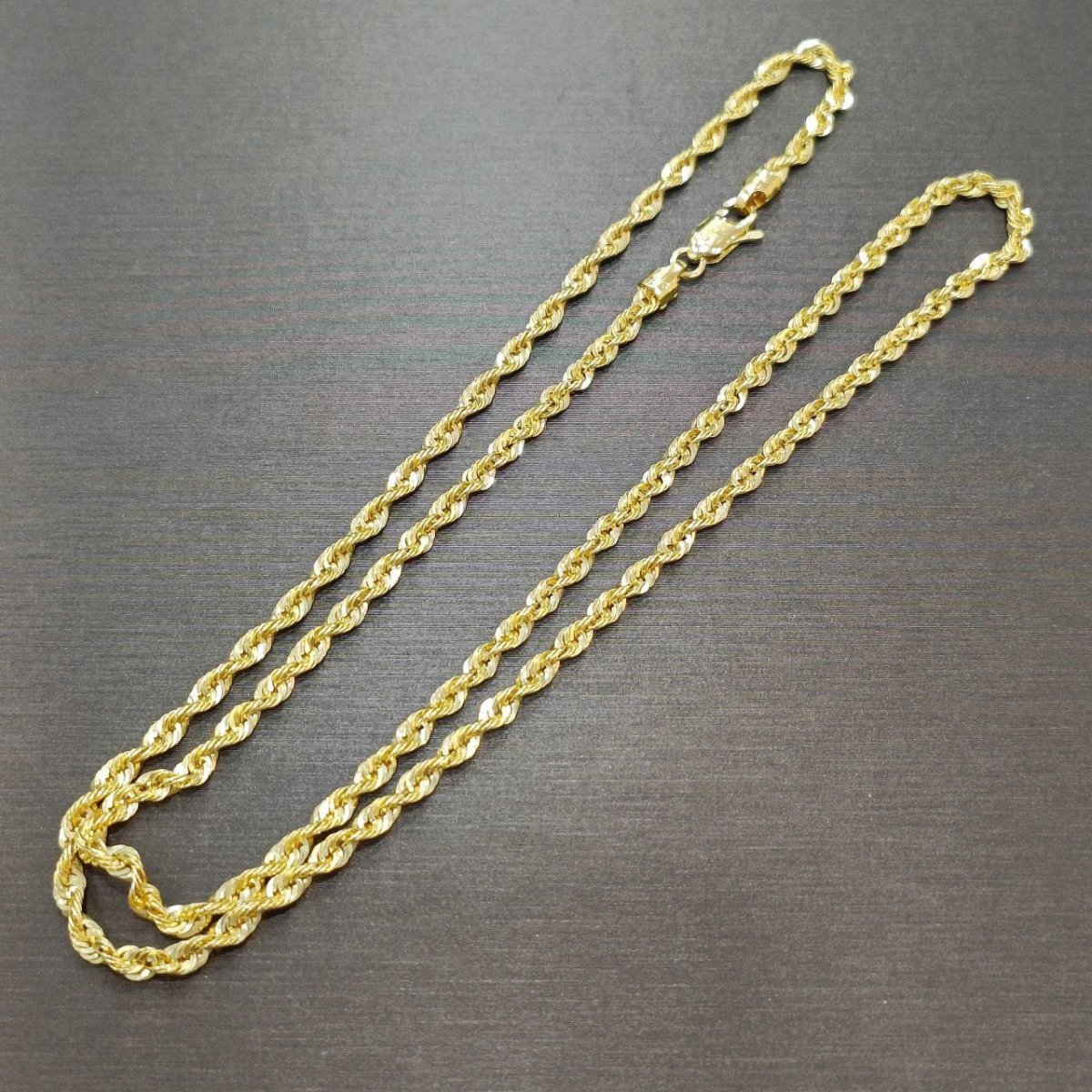 22K / 916 Hollow Rope Gold Necklace - Best Gold Shop 22k gold 22k gold necklace 916 gold Necklaces