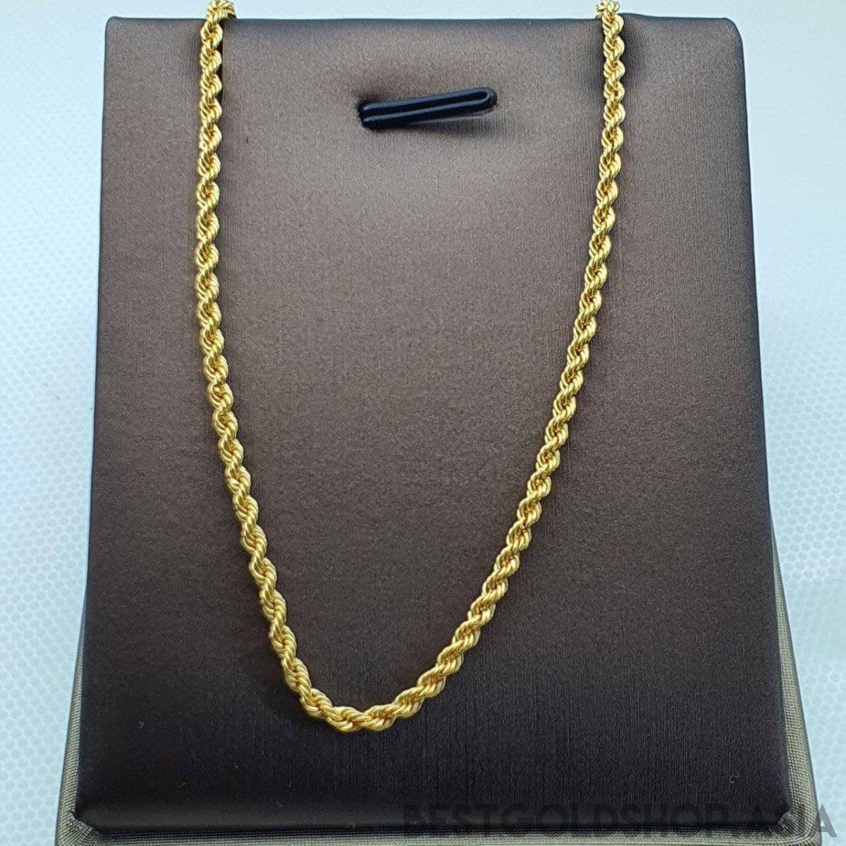 22K / 916 Hollow Rope Gold Necklace - Best Gold Shop 22k gold 22k gold necklace 916 gold Necklaces