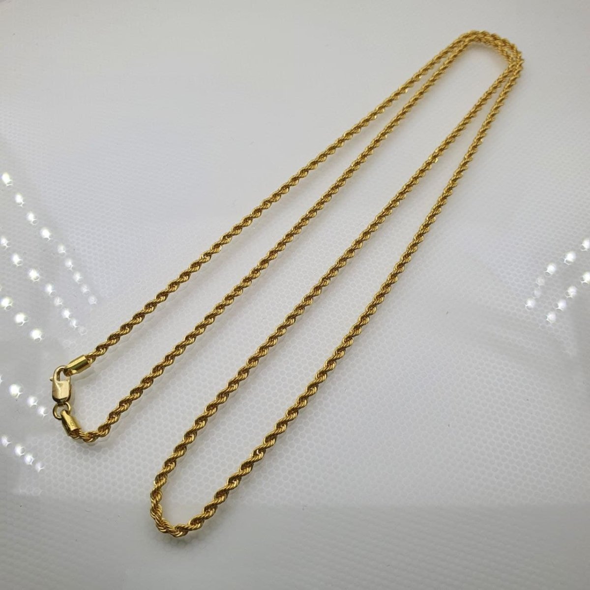 22K / 916 Hollow Rope Gold Necklace - Best Gold Shop 22k gold 22k gold necklace 916 gold Necklaces