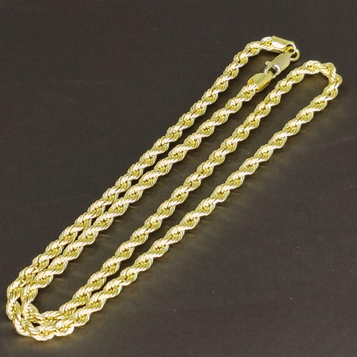 22K / 916 Hollow Rope Gold Necklace - Best Gold Shop 22k gold 22k gold necklace 916 gold Necklaces