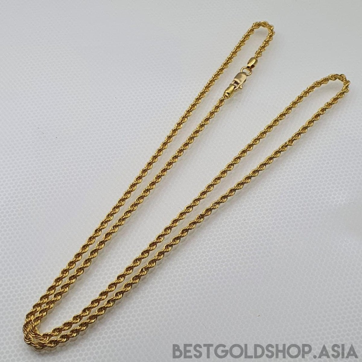 22K / 916 Hollow Rope Gold Necklace - Best Gold Shop 22k gold 22k gold necklace 916 gold Necklaces