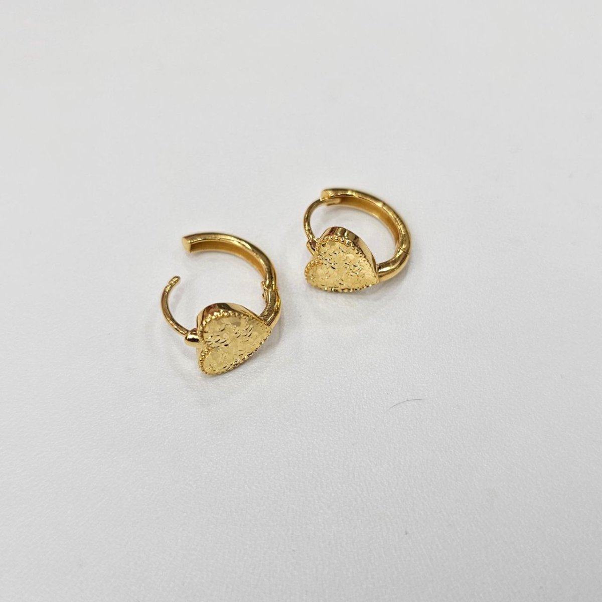 22K / 916 Small Loop Design Earring Cute and Elegant - 22k gold 22k gold earring 916 gold Earrings