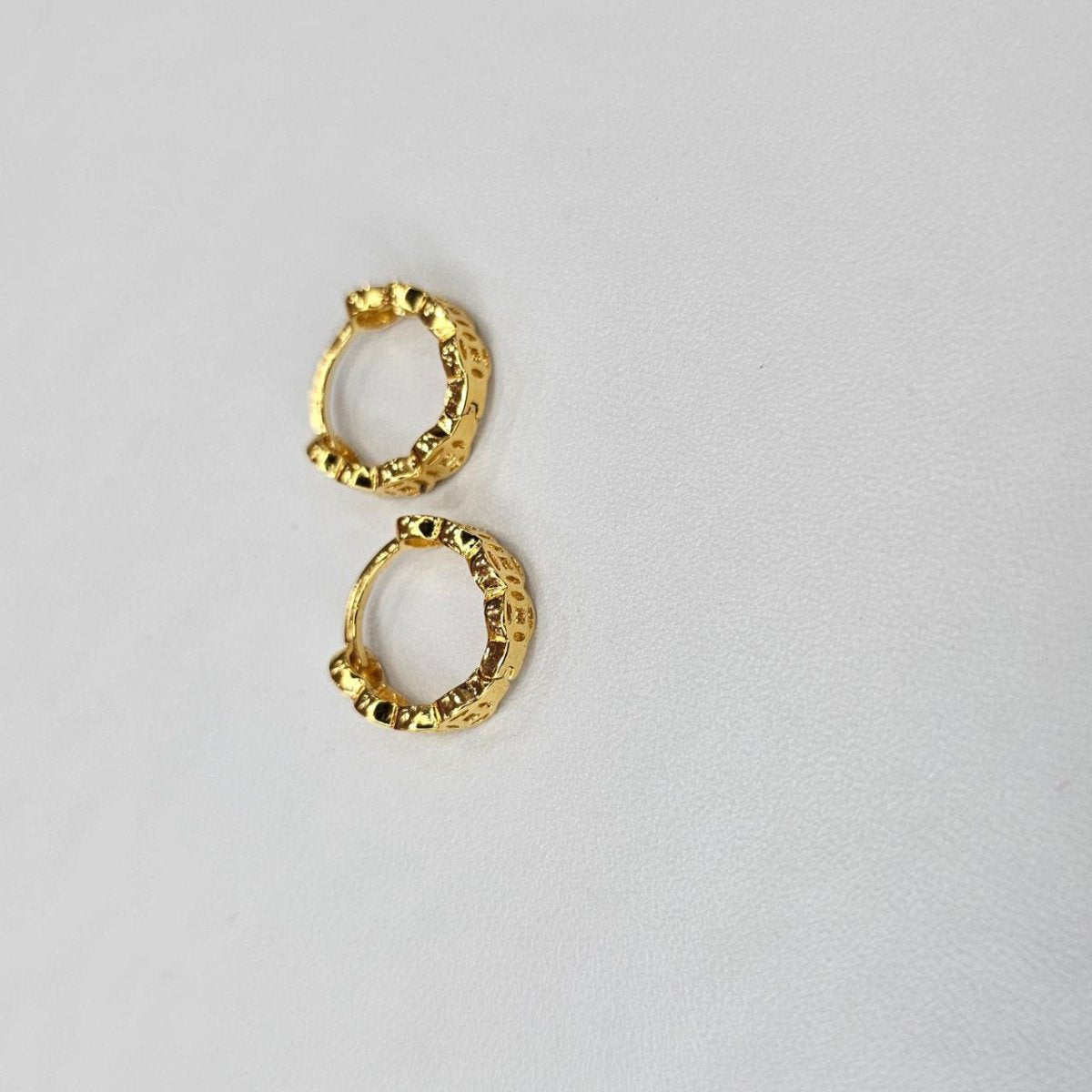 22K / 916 Small Loop Design Earring Cute and Elegant - 22k gold 22k gold earring 916 gold Earrings