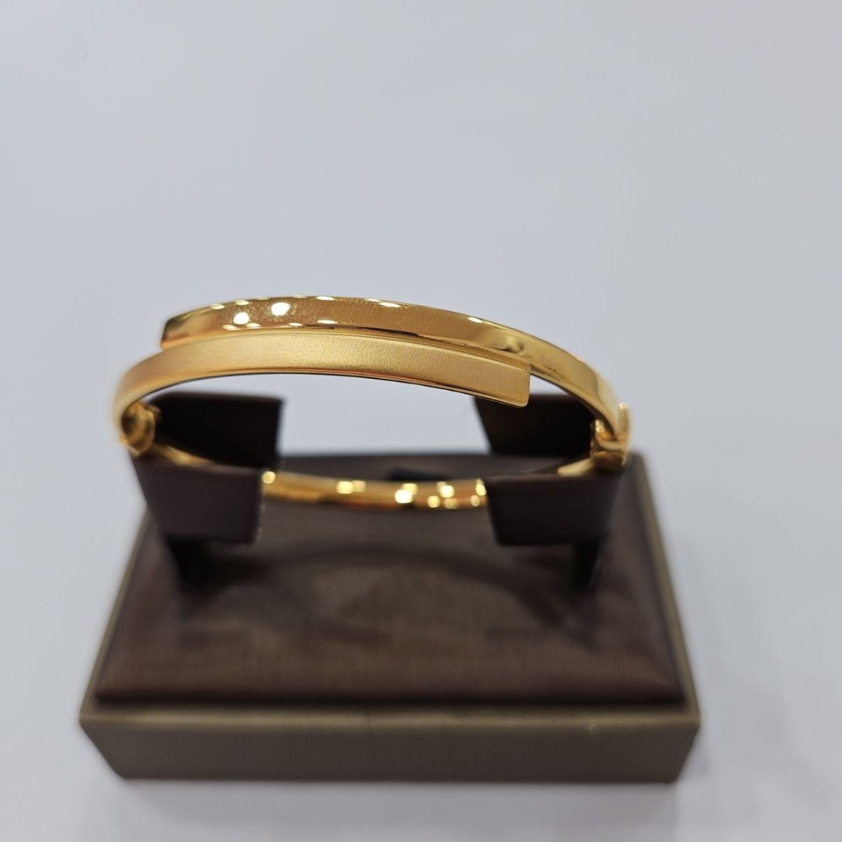 22K/916 Gold Matt Dual Row Bangle - Simple Design - Best Gold Shop 22k gold 22k gold bangle 22k gold bracelet Bracelets