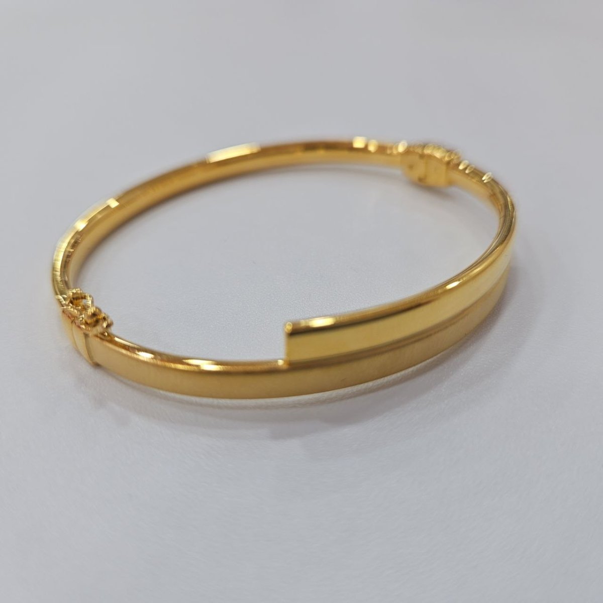 22K/916 Gold Matt Dual Row Bangle - Simple Design - Best Gold Shop 22k gold 22k gold bangle 22k gold bracelet Bracelets