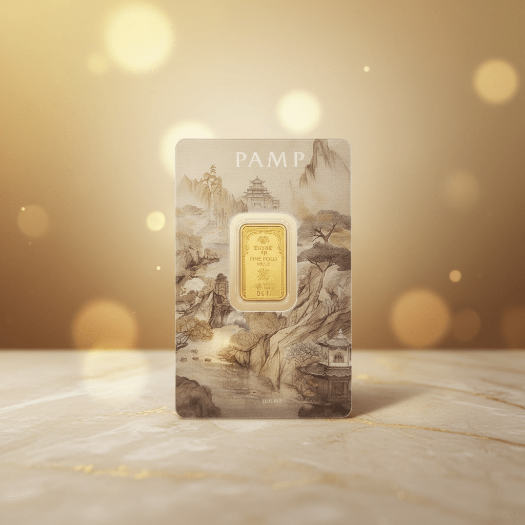 24k / 999 5 Grams Buddha P.A.M.P Gold Bar - 24k gold 24k gold bar 999 gold bullion