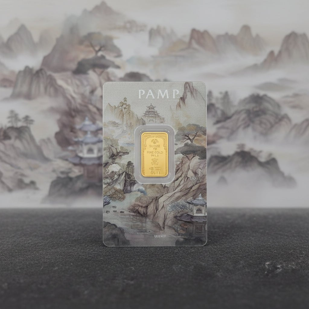 24k / 999 5 Grams Buddha P.A.M.P Gold Bar - 24k gold 24k gold bar 999 gold bullion