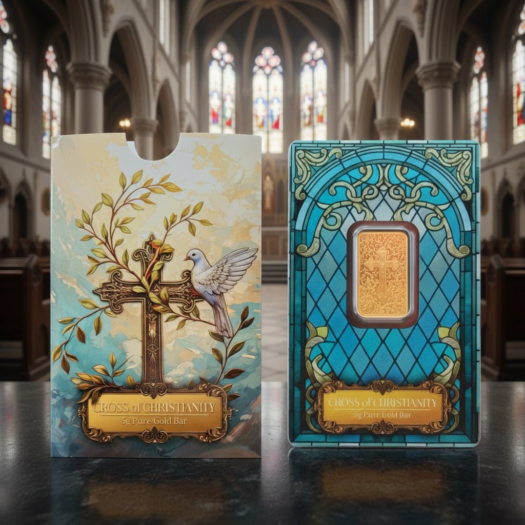 24k / 999 5 Grams Cross P.A.M.P Gold Bar - 24k gold 24k gold bar 999 gold bullion