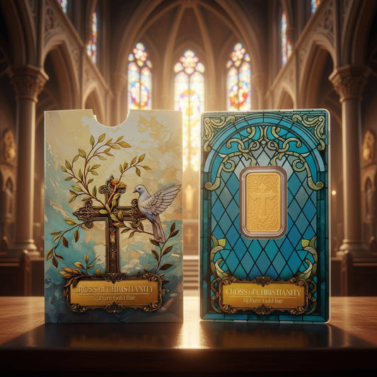 24k / 999 Cross P.A.M.P Gold Bar - 24k gold 24k gold bar 999 gold bullion