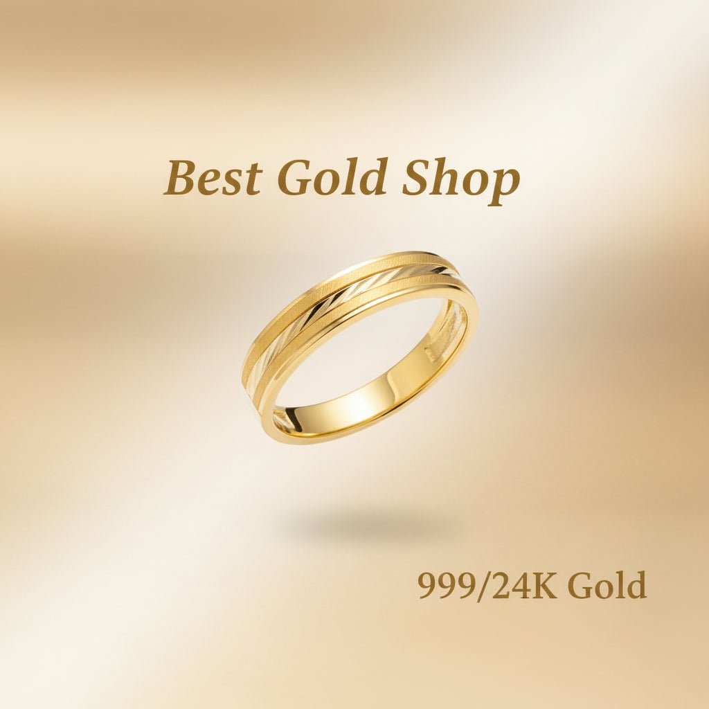 24k / 999 Gold Couple Designer Ring V1 by Best Gold ShopRingsBest Gold Shop