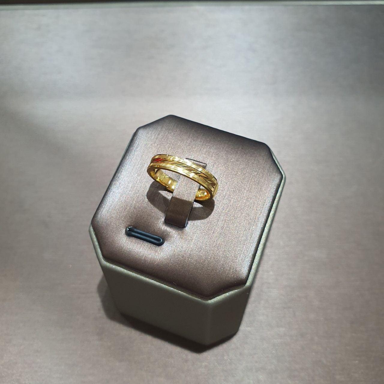 24k / 999 Gold Couple Designer Ring V1-Rings-Best Gold Shop