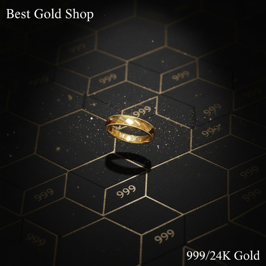 24k / 999 Gold Couple Designer Ring V10 by Best Gold ShopRingsBest Gold Shop