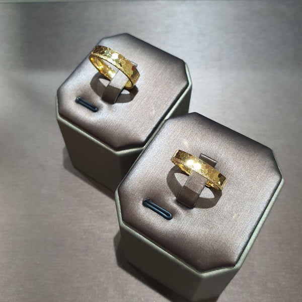24k / 999 Gold Couple Designer Ring V5-Rings-Best Gold Shop