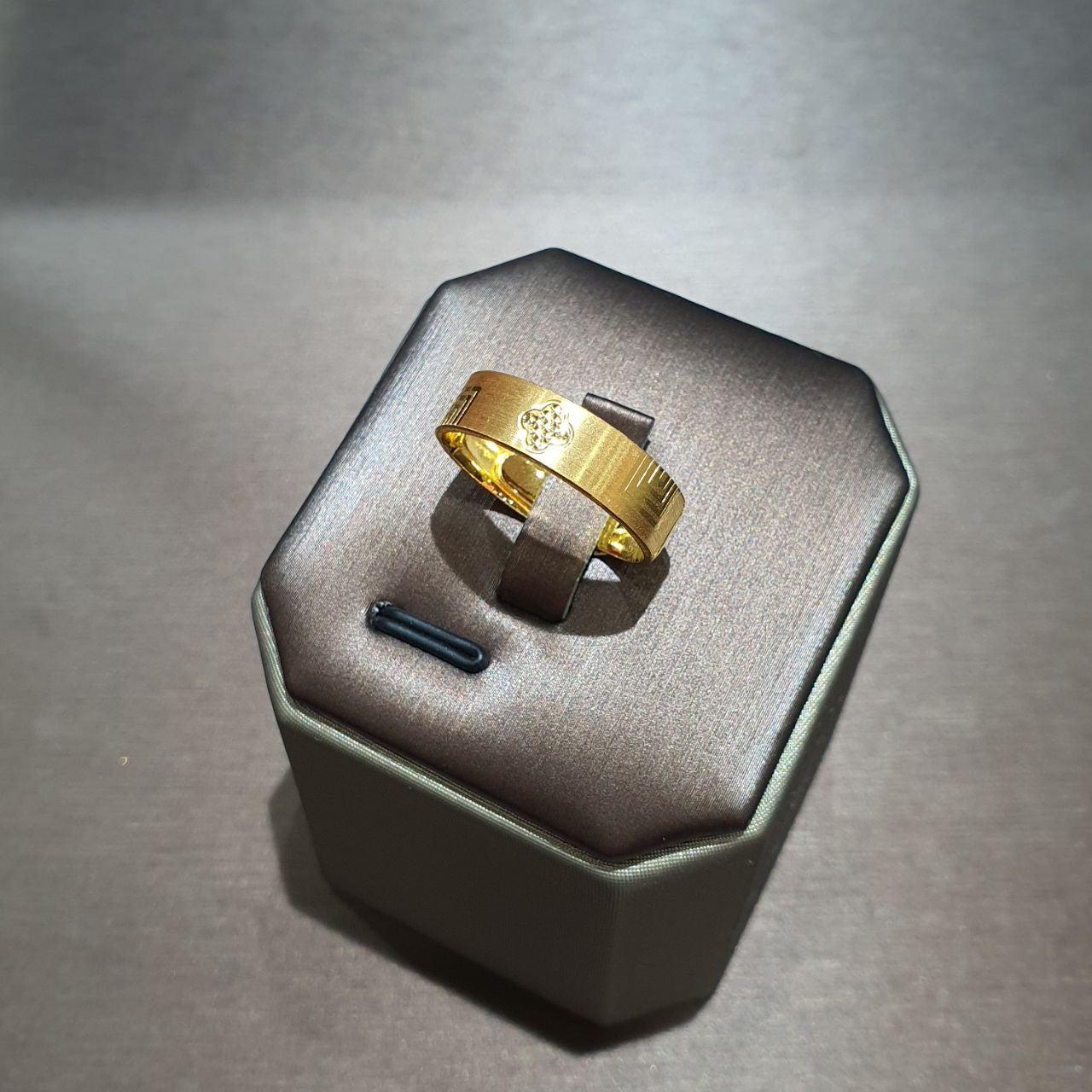 24k / 999 Gold Couple Designer Ring V6-Rings-Best Gold Shop