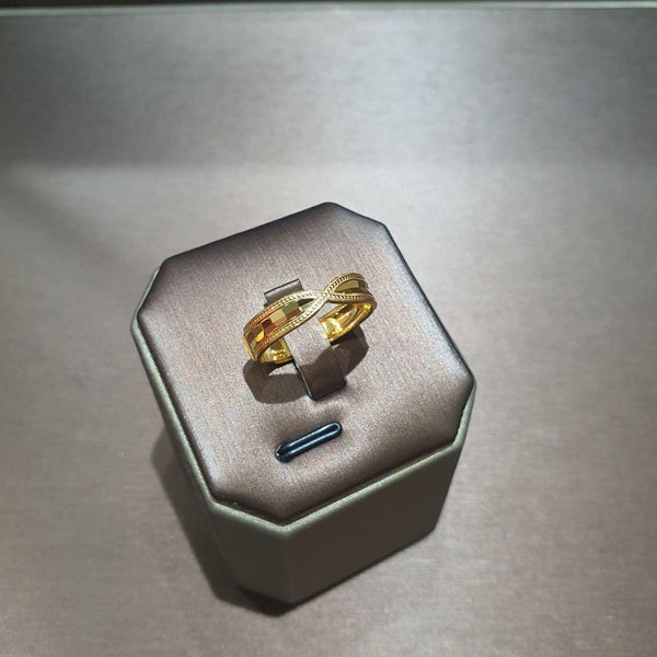 24k / 999 Gold Couple Designer Ring V8-Rings-Best Gold Shop