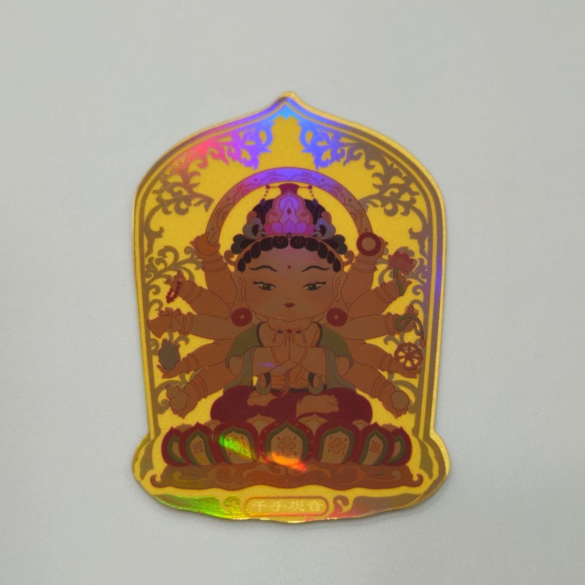 24k / 999 Gold Foil Buddha Sticker by Best Gold Shop - Best Gold Shop 24k gold 999 gold new Charms & Pendants