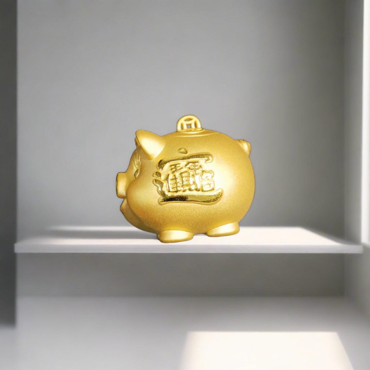 24k / 999 Gold Pig prosperity ornament-999 gold-Best Gold Shop