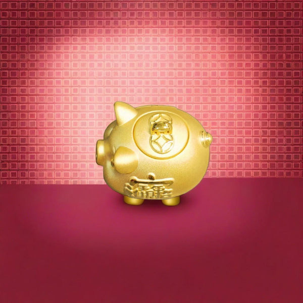 24k / 999 Gold Pig prosperity ornament-999 gold-Best Gold Shop