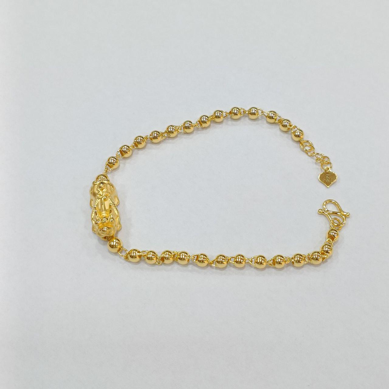 24k / 999 Gold Pixiu Ball Bracelet-999 gold-Best Gold Shop