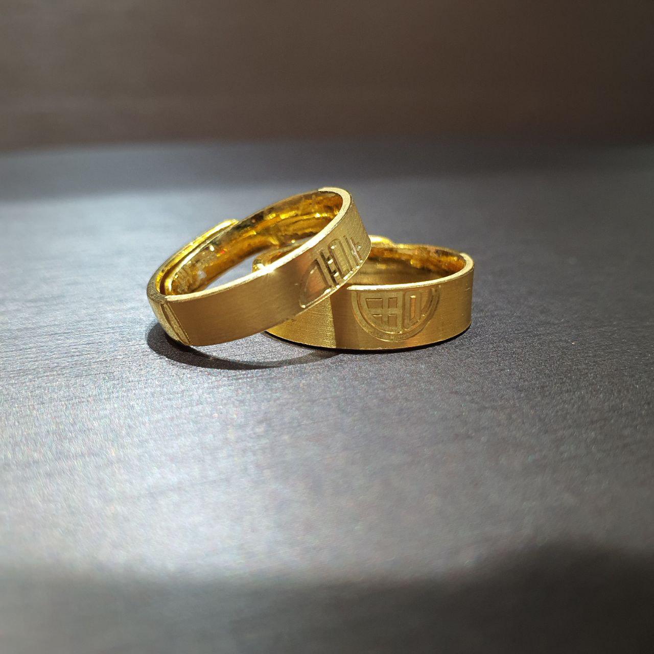 24k / 999 Gold Prosperity Couple Ring Adjustable-Rings-Best Gold Shop